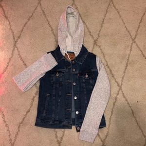 Levi Hooded Denim Jacket